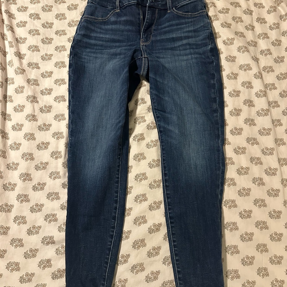 American Eagle Women's Blue Jeans 6 short curvy jegging